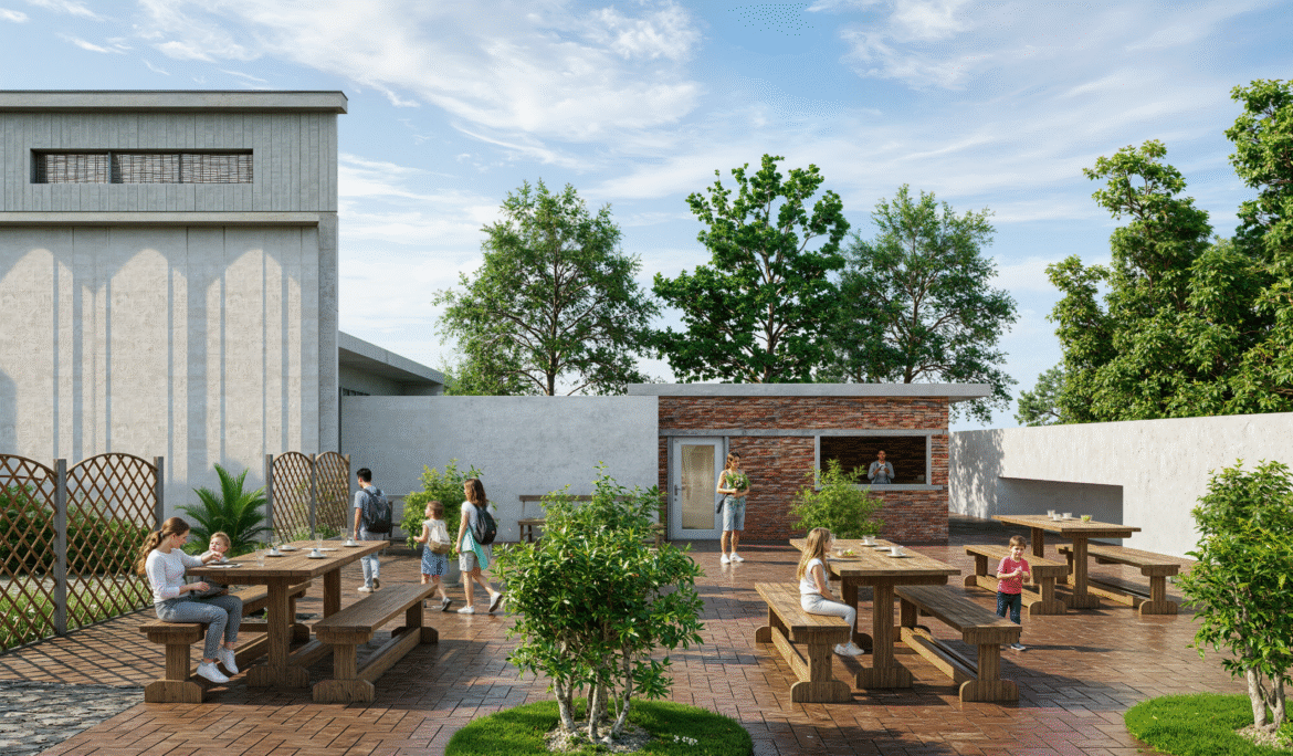 NIRMALA BHAVAN SCHOOL CANTEEN MODEL VIEW