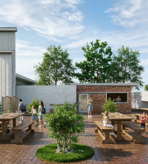 NIRMALA BHAVAN SCHOOL CANTEEN MODEL VIEW